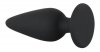 Korek analny silikonowy 7,8 cm Black Velvets